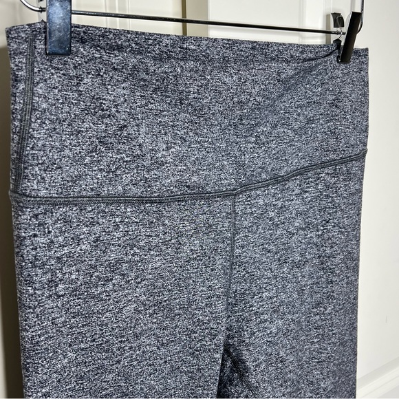Lululemon Leggings Wunder Under 12 High-Rise Tight 25" Heathered Black Grey Yoga - Picture 5 of 14